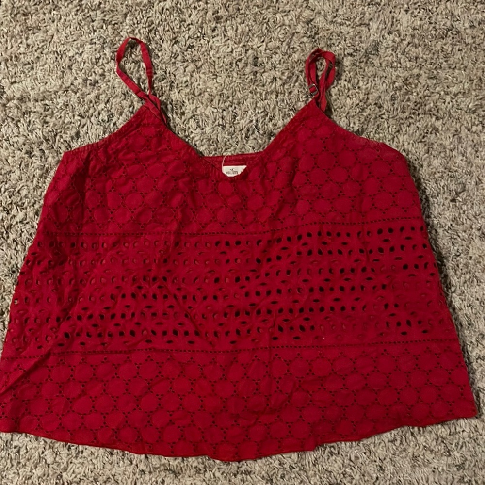 Hollister Red Tank Top